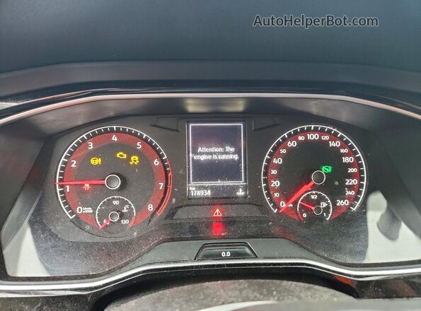 3VWC57BU3KM206563 2019 VOLKSWAGEN JETTA Gray Vista del cuadro de instrumentos