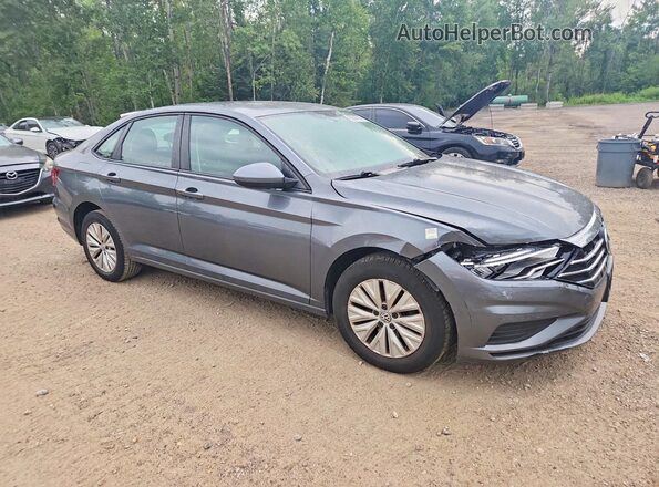 3VWC57BU3KM206563 2019 VOLKSWAGEN JETTA Gray Delantero derecho