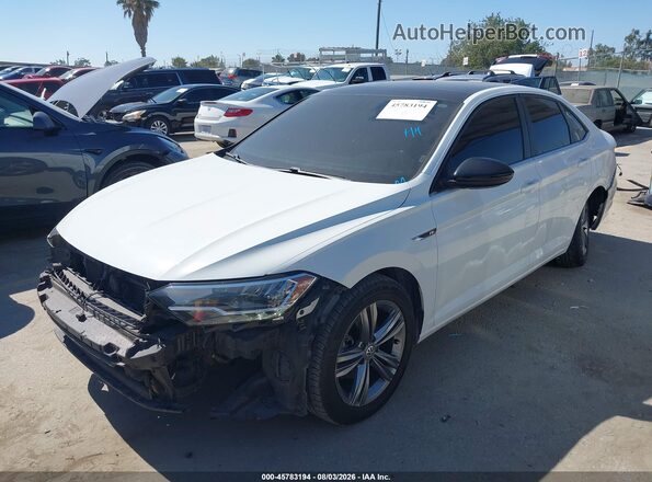 3VWC57BU3KM240115 2019 VOLKSWAGEN JETTA White წინა მარცხენა ხედი სამი მეოთხედიდან