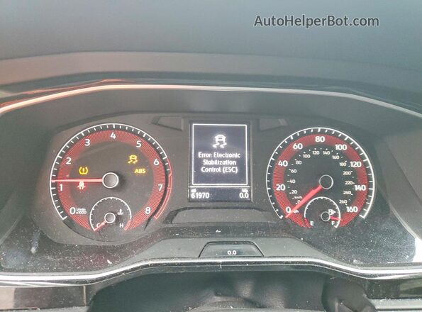 3VWC57BU3KM273616 2019 VOLKSWAGEN JETTA Белый Вид щитка приборов