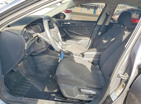 3VWC57BU3MM077078 2021 VOLKSWAGEN JETTA Gray Widok wnętrza z przodu