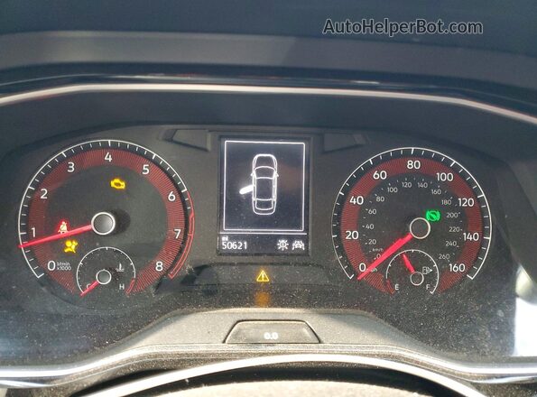3VWC57BU3MM077078 2021 VOLKSWAGEN JETTA Gray Widok zestawu wskaźników