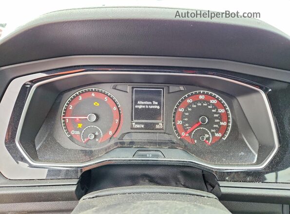3VWC57BU4KM270630 2019 VOLKSWAGEN JETTA Gray Instrument cluster view