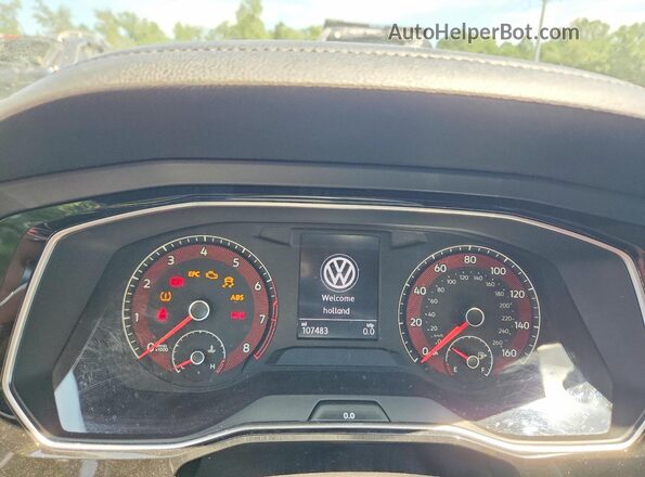 3VWC57BU5KM040191 2019 VOLKSWAGEN JETTA Белый Вид щитка приборов