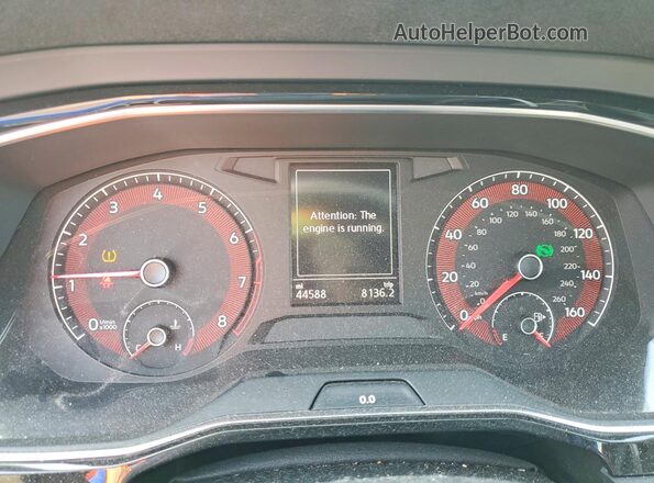 3VWC57BU5KM154689 2019 VOLKSWAGEN JETTA Серый Вид щитка приборов