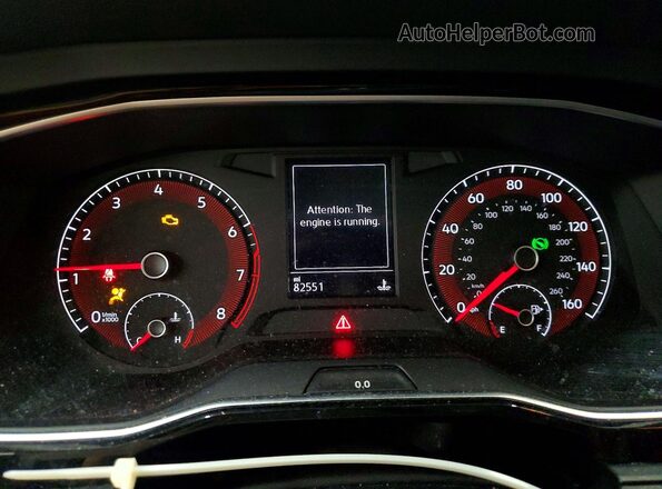 3VWC57BU5KM241475 2019 VOLKSWAGEN JETTA Silver Instrument cluster view