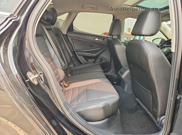 3VWC57BU5MM096361 2021 VOLKSWAGEN JETTA Black Rear seats view