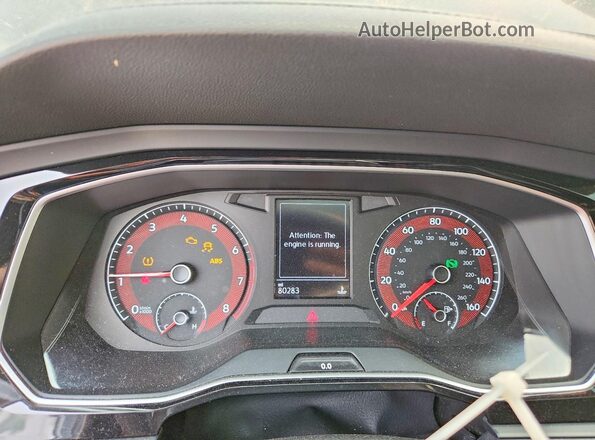 3VWC57BU5MM096361 2021 VOLKSWAGEN JETTA Black Instrument cluster view