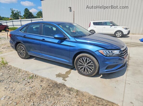 3VWC57BU6MM092433 2021 VOLKSWAGEN JETTA Blue Передня права чверть