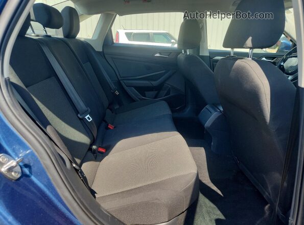 3VWC57BU6MM092433 2021 VOLKSWAGEN JETTA Blue Вид задніх сидінь