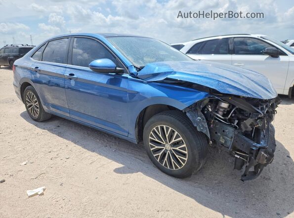 3VWC57BU6MM092724 2021 VOLKSWAGEN JETTA Blue Przód prawy