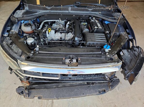 3VWC57BU7KM023585 2019 VOLKSWAGEN JETTA Синий Вид задней части салона