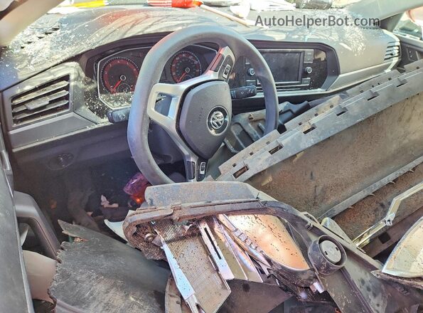 3VWC57BU7KM027197 2019 VOLKSWAGEN JETTA Белый Вид панели приборов