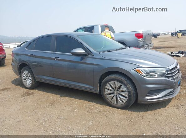 3VWC57BU7KM032402 2019 VOLKSWAGEN JETTA Gray Вид задньої частини салону