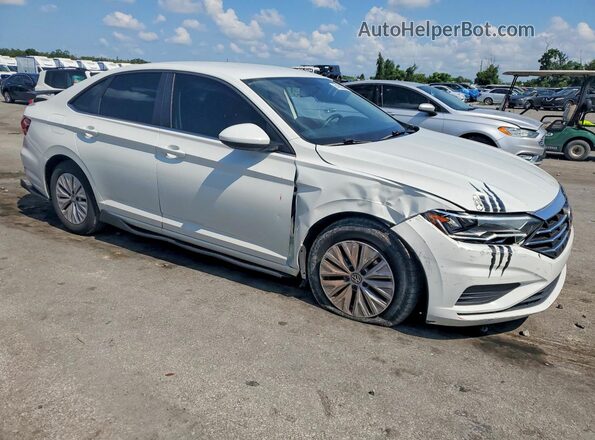 3VWC57BU7KM093829 2019 VOLKSWAGEN JETTA Белый Передняя правая четверть