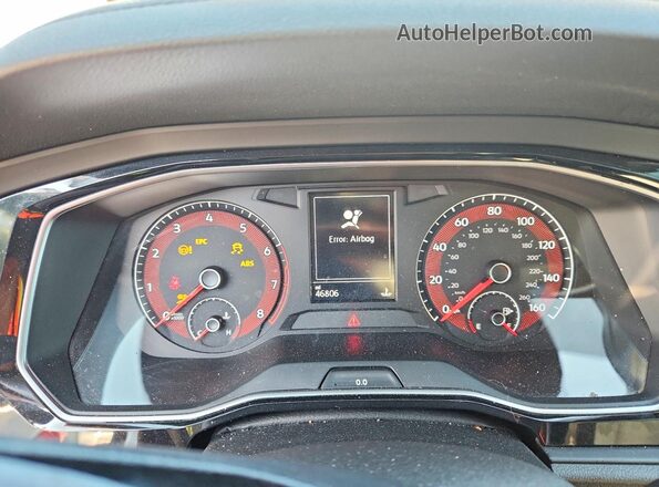 3VWC57BU7KM269312 2019 VOLKSWAGEN JETTA White Widok zestawu wskaźników