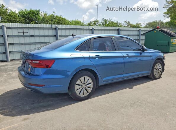 3VWC57BU7LM087191 2020 VOLKSWAGEN JETTA Синий Задняя правая четверть