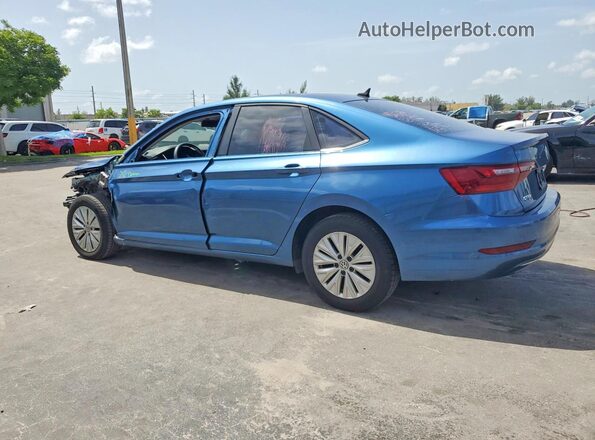 3VWC57BU7LM087191 2020 VOLKSWAGEN JETTA Синий Задняя левая четверть