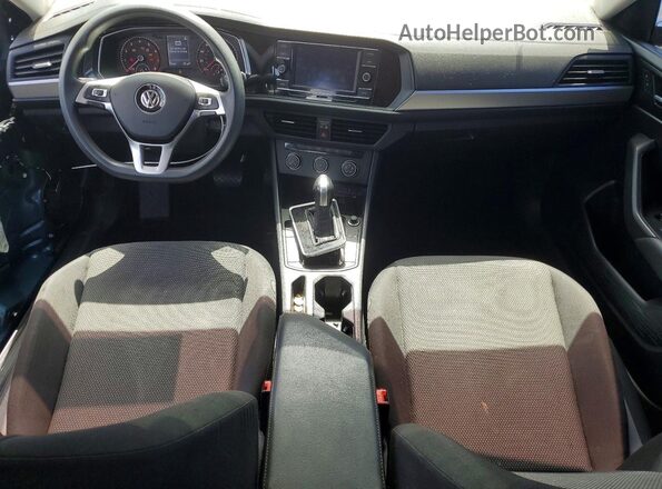 3VWC57BU7LM087191 2020 VOLKSWAGEN JETTA Синий Вид панели приборов