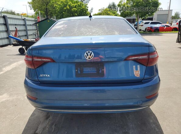 3VWC57BU7LM087191 2020 VOLKSWAGEN JETTA Синий Вид сзади