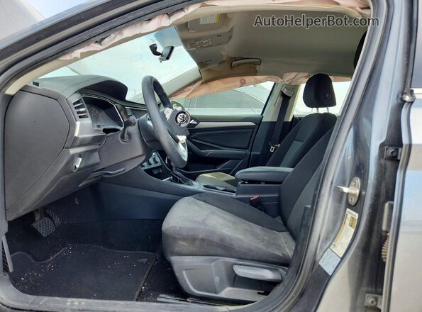3VWC57BU7MM022438 2021 VOLKSWAGEN JETTA Серый Вид салона спереди