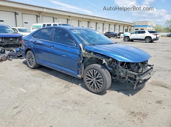 3VWC57BU7MM038848 2021 VOLKSWAGEN JETTA Blue Przód prawy