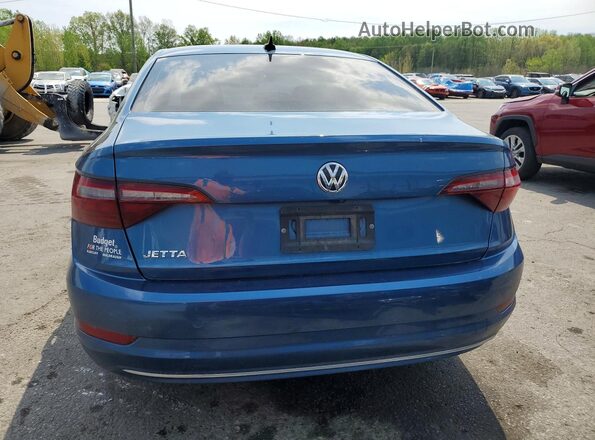 3VWC57BU7MM038848 2021 VOLKSWAGEN JETTA Blue Widok z tyłu