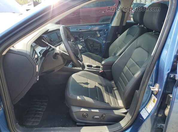 3VWC57BU7MM038848 2021 VOLKSWAGEN JETTA Blue Widok wnętrza z przodu