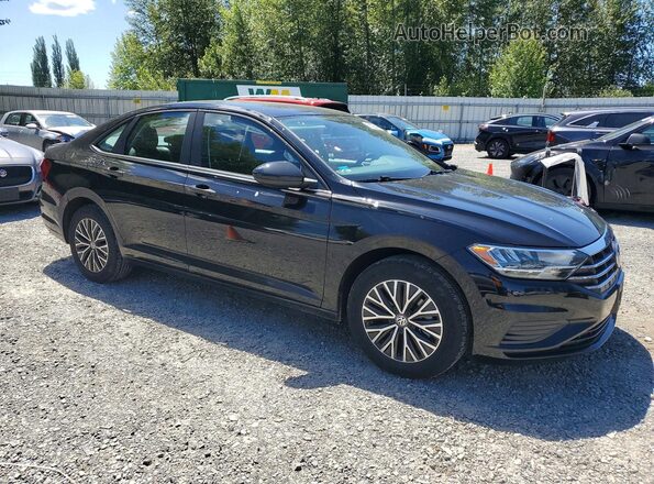 3VWC57BU7MM059926 2021 VOLKSWAGEN JETTA Черный Передняя правая четверть