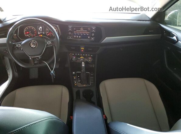 3VWC57BU8KM164262 2019 VOLKSWAGEN JETTA White Widok deski rozdzielczej