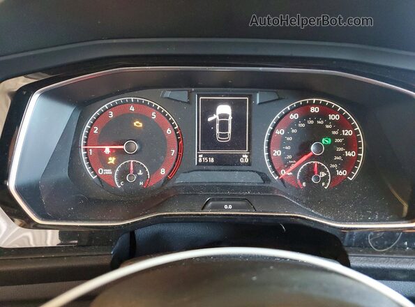 3VWC57BU8MM001324 2021 VOLKSWAGEN JETTA Black Widok zestawu wskaźników