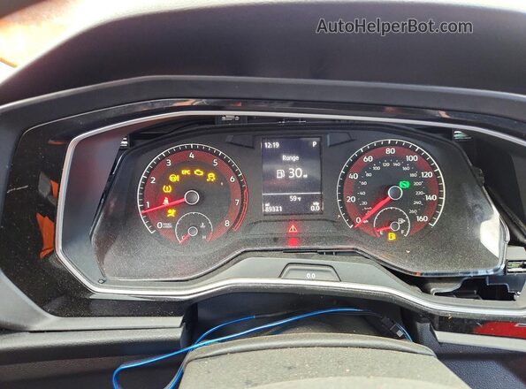 3VWC57BU8MM035781 2021 VOLKSWAGEN JETTA Gray Widok zestawu wskaźników