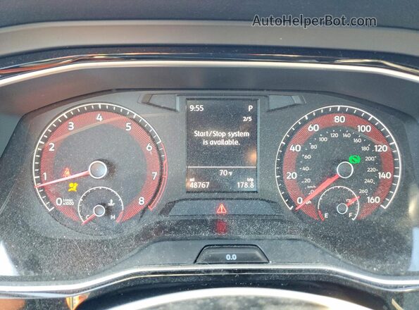 3VWC57BU8MM094104 2021 VOLKSWAGEN JETTA Черный Вид щитка приборов