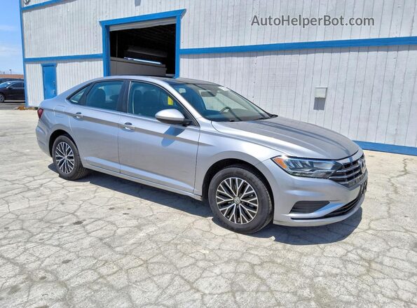 3VWC57BU8MM100838 2021 VOLKSWAGEN JETTA Gray Передня права чверть