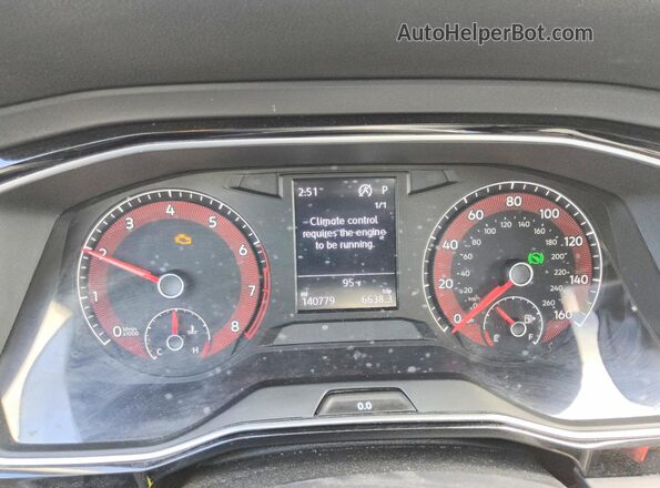 3VWC57BU8MM100838 2021 VOLKSWAGEN JETTA Gray Вид щитка приладів