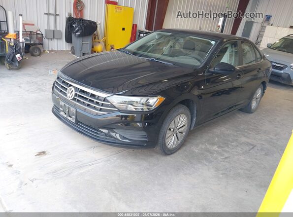 3VWC57BU9KM081956 2019 VOLKSWAGEN JETTA Черный Передняя левая четверть