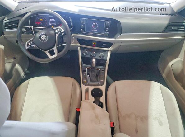 3VWC57BU9KM095792 2019 VOLKSWAGEN JETTA Orange Dashboard view