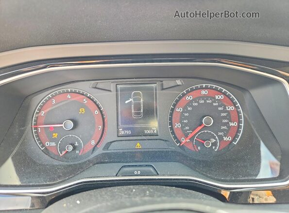 3VWC57BU9KM273605 2019 VOLKSWAGEN JETTA White Widok zestawu wskaźników