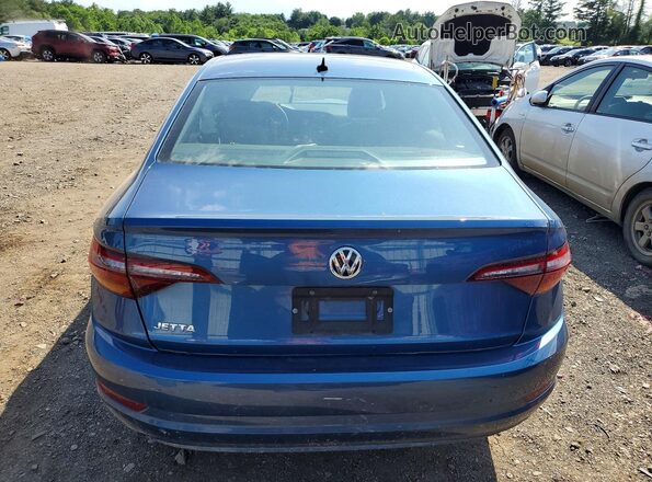 3VWC57BUXKM099348 2019 VOLKSWAGEN JETTA Blue Widok z tyłu