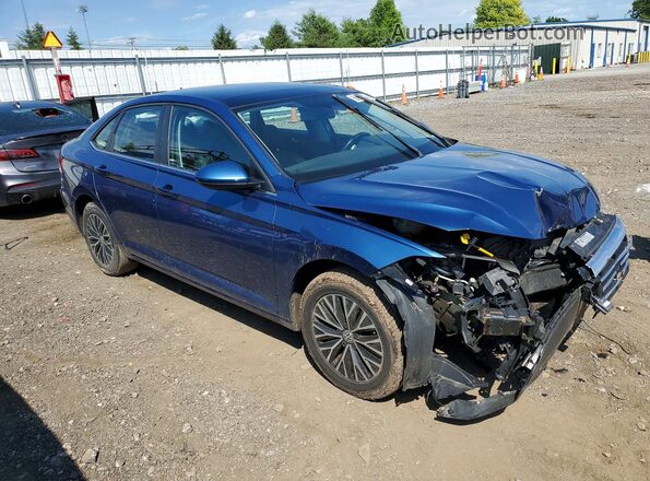 3VWC57BUXKM099348 2019 VOLKSWAGEN JETTA Blue Przód prawy