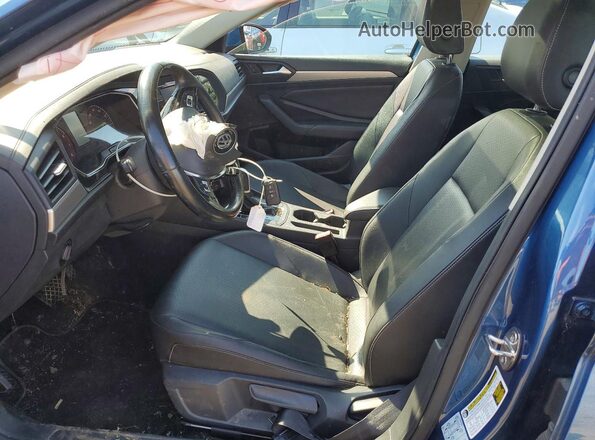 3VWC57BUXKM099348 2019 VOLKSWAGEN JETTA Blue Widok wnętrza z przodu