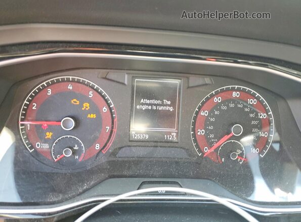 3VWC57BUXKM099348 2019 VOLKSWAGEN JETTA Blue Widok zestawu wskaźników