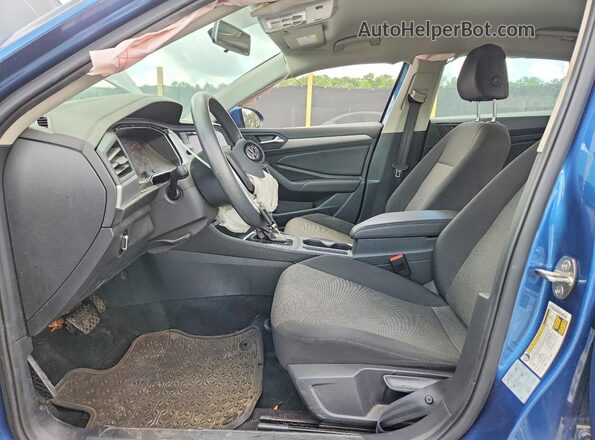 3VWC57BUXMM023633 2021 VOLKSWAGEN JETTA Blue Vista interior delantera