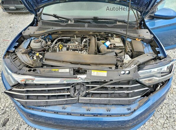 3VWC57BUXMM023633 2021 VOLKSWAGEN JETTA Blue Vista interior trasera