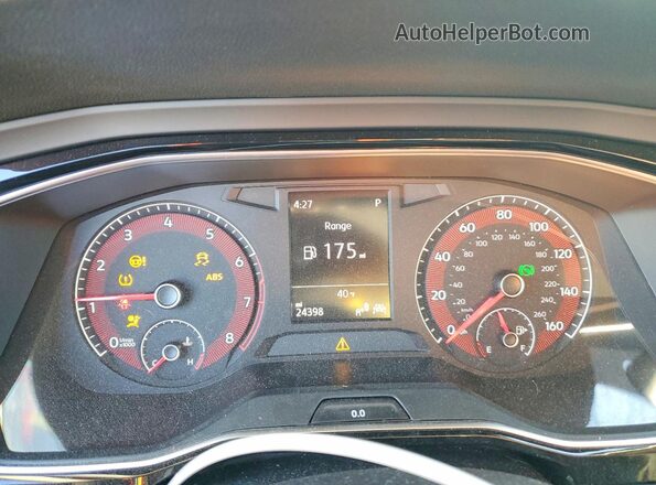 3VWC57BUXMM084092 2021 VOLKSWAGEN JETTA White Widok zestawu wskaźników