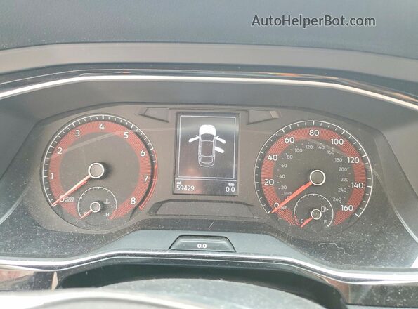 3VWC57BUXMM094847 2021 VOLKSWAGEN JETTA White Widok zestawu wskaźników