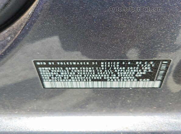 3VWC57BUXMM097019 2021 VOLKSWAGEN JETTA Charcoal VIN կոդի պիտակի տեսք