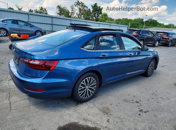 3VWC57BUXMM097747 2021 VOLKSWAGEN JETTA Blue Trasero derecho