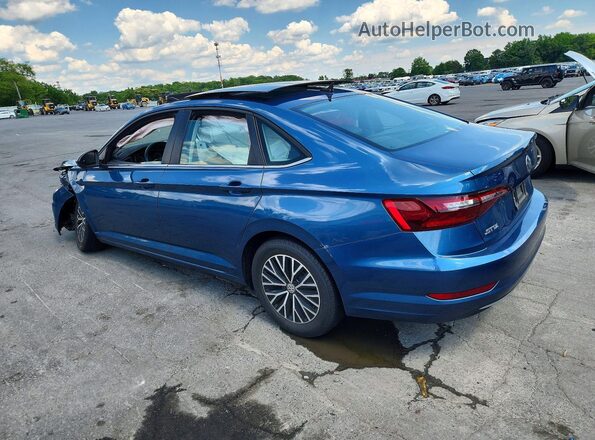 3VWC57BUXMM097747 2021 VOLKSWAGEN JETTA Blue Trasero izquierdo