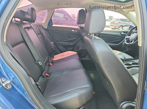 3VWCB7BU0KM210210 2019 VOLKSWAGEN JETTA Синий Вид задних сидений